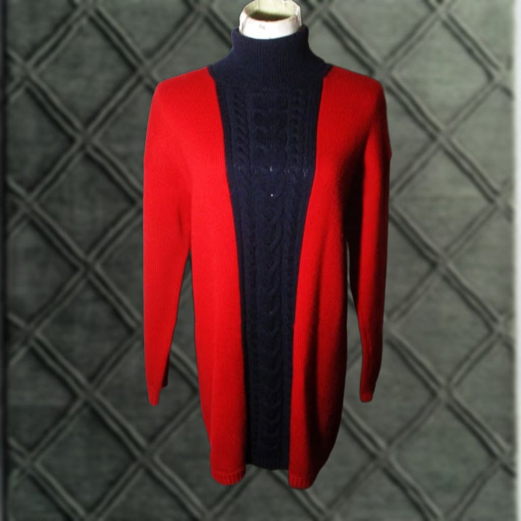 VINTAGE Classiques Entier Women's Tunic Sweater Size M All Seasons