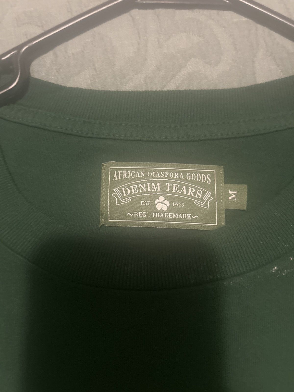 DENIM TEARS ADG Tee Green Size US M / EU 48-50 / 2 - 2 Thumbnail