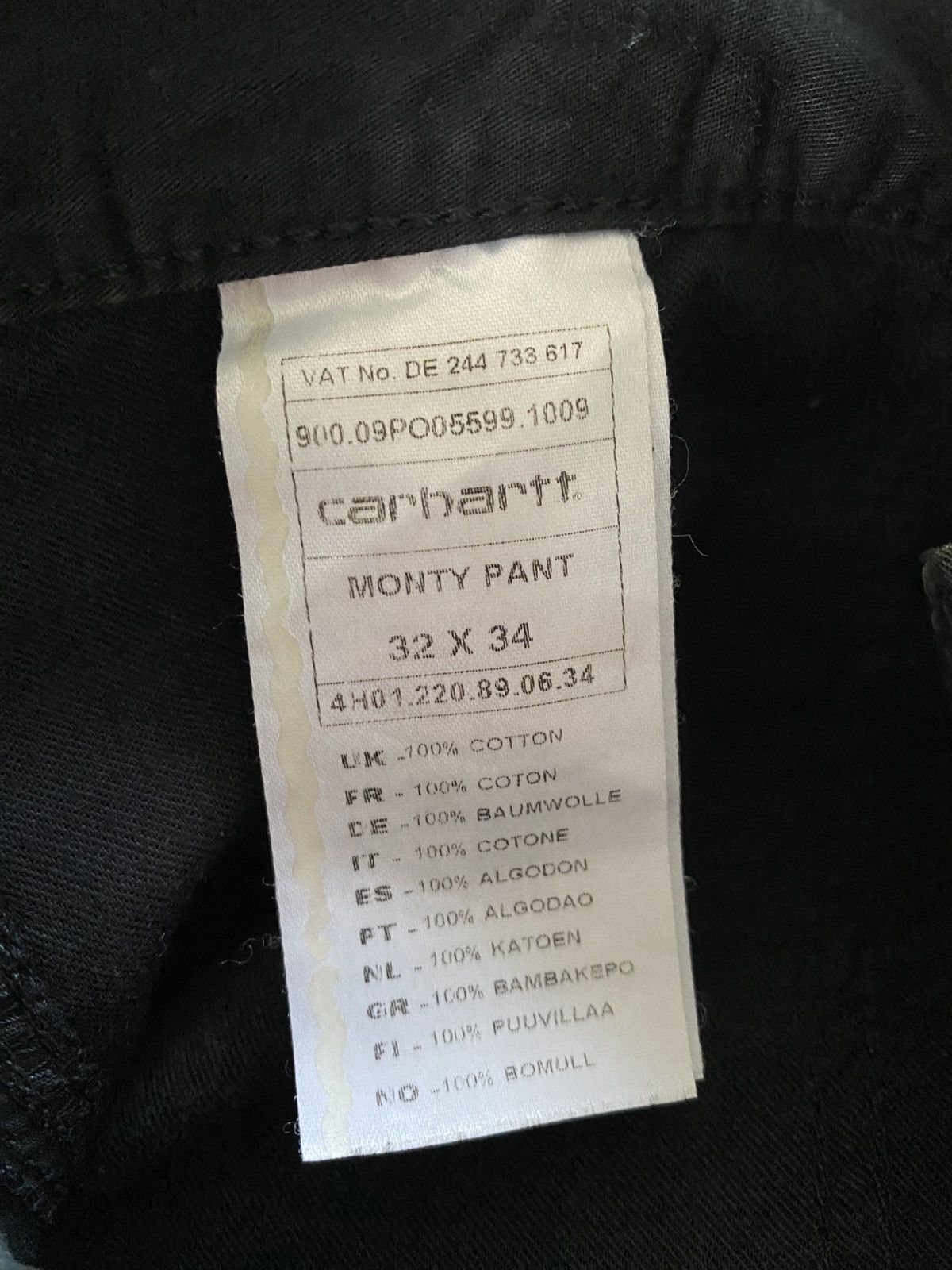 Carhartt Vintage Carhartt Monty Pants Size 32x34 Black Size US 32 / EU 48 - 16 Thumbnail