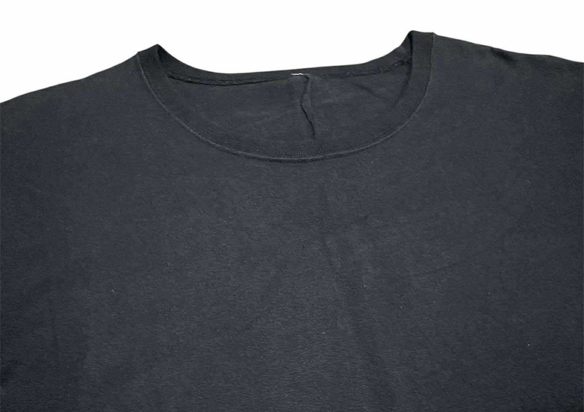 If Six Was Nine 🔥Y2K Black Asymmetric Stitch Raw Edge Shirt Rick Owens Style Size US S / EU 44-46 / 1 - 7 Thumbnail