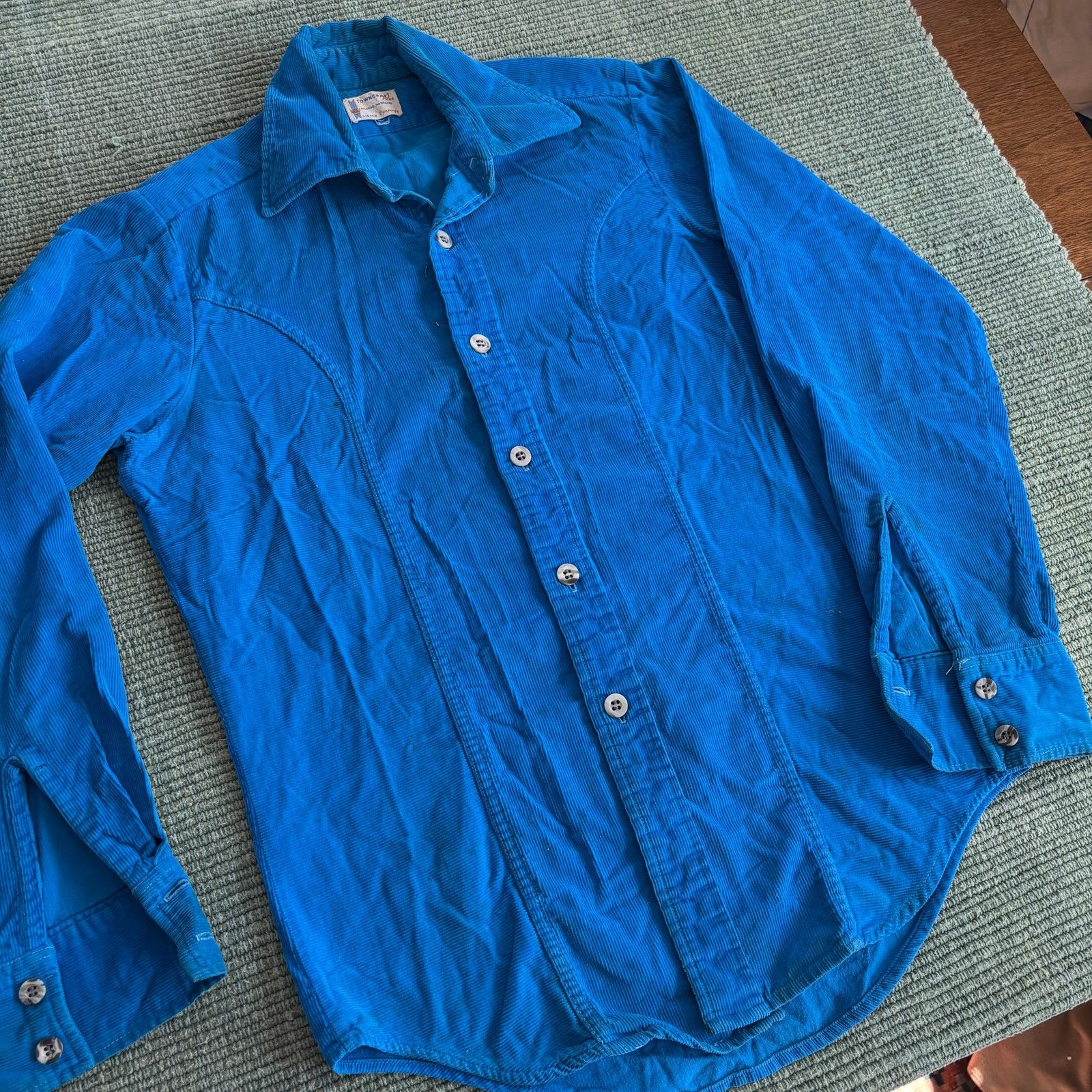 Towncraft × Vintage Vintage 1960's Corduroy Towncraft Button Up Western Shirt M Size US M / EU 48-50 / 2 - 5 Thumbnail