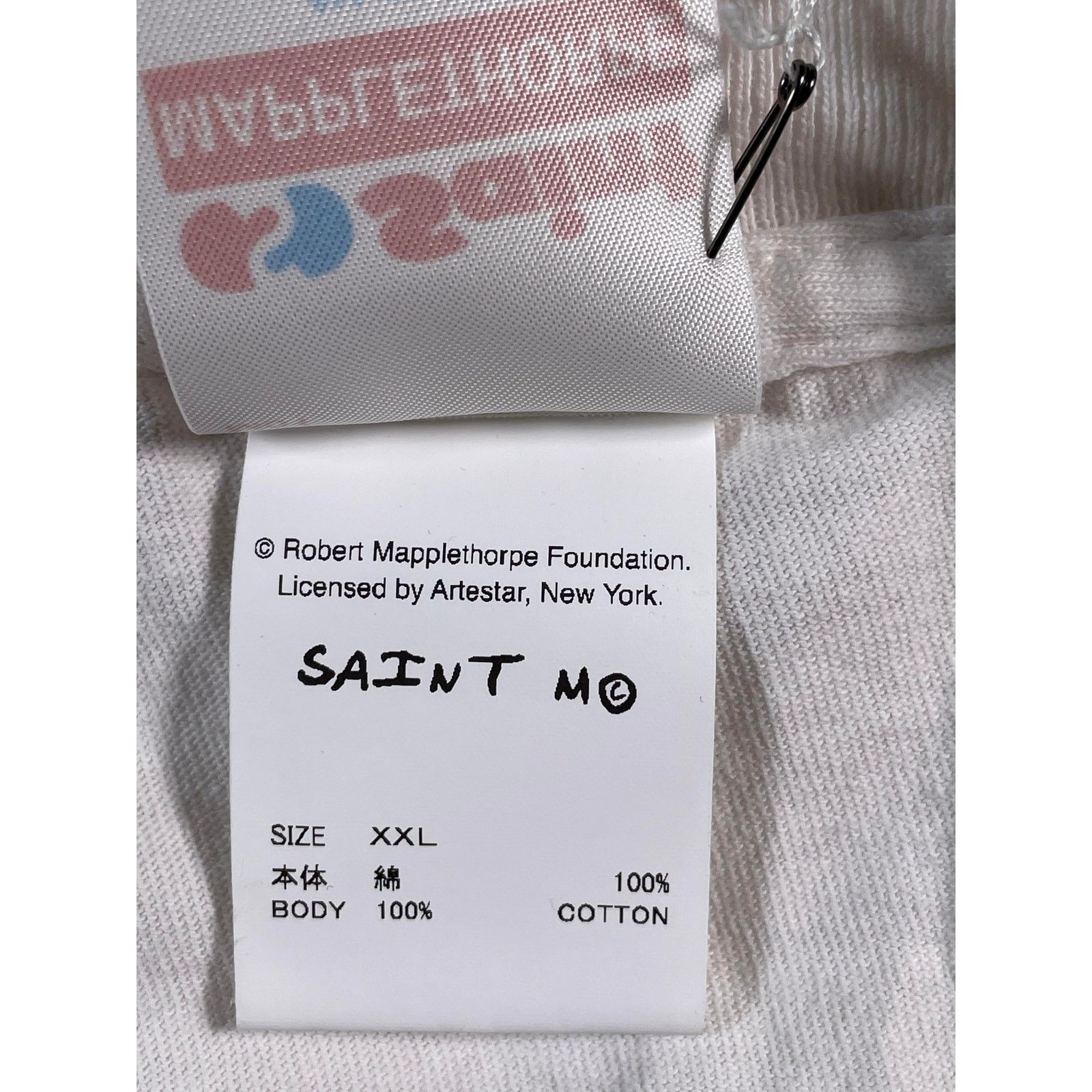 Saint Michael Saint Michael 'Calla Lily' White Tee Size US XXL / EU 58 / 5 - 4 Thumbnail