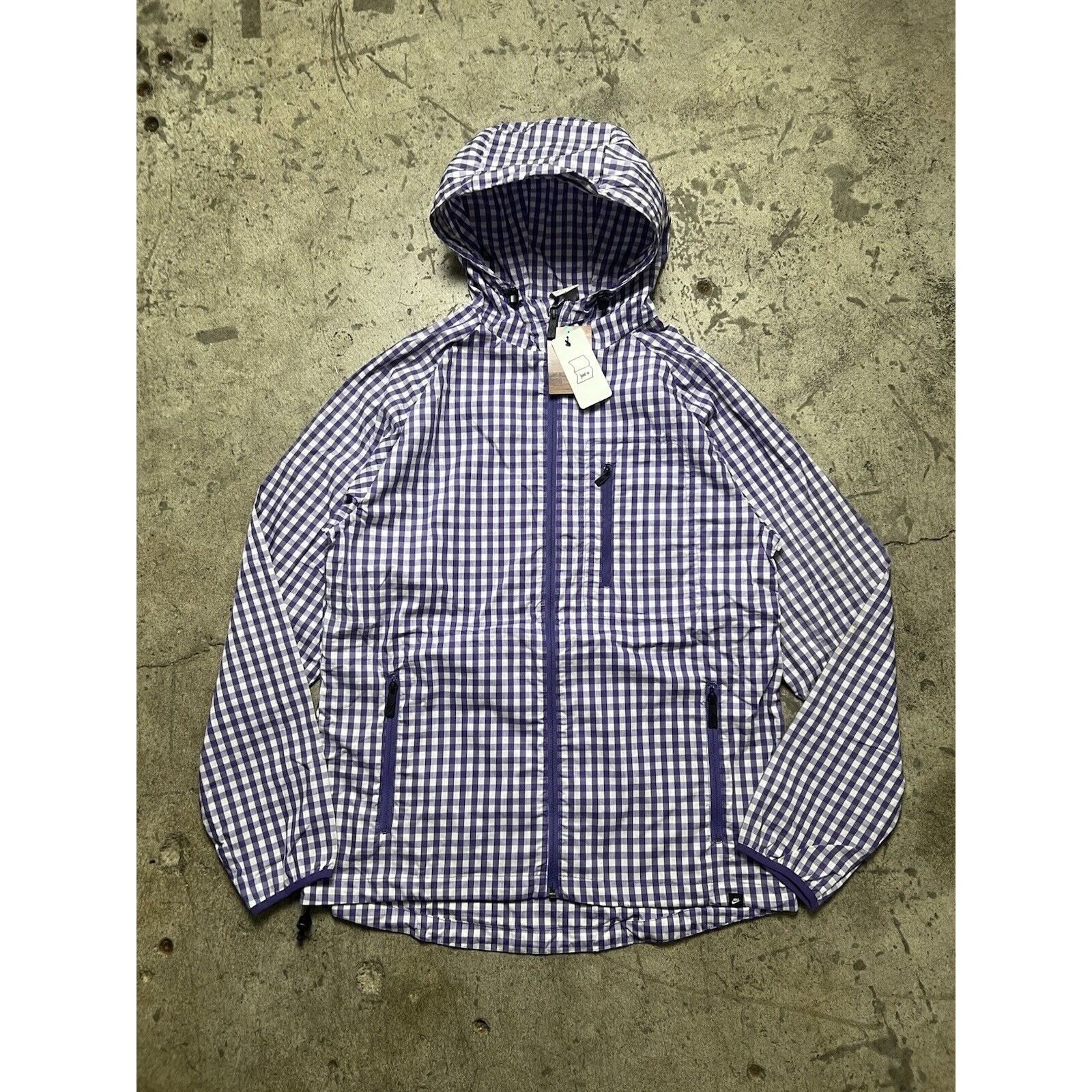 Nike Nike NSW Purple Gingham Parka Men’s Size M NWT 376831-545 Size M / US 6-8 / IT 42-44 - 1 Thumbnail