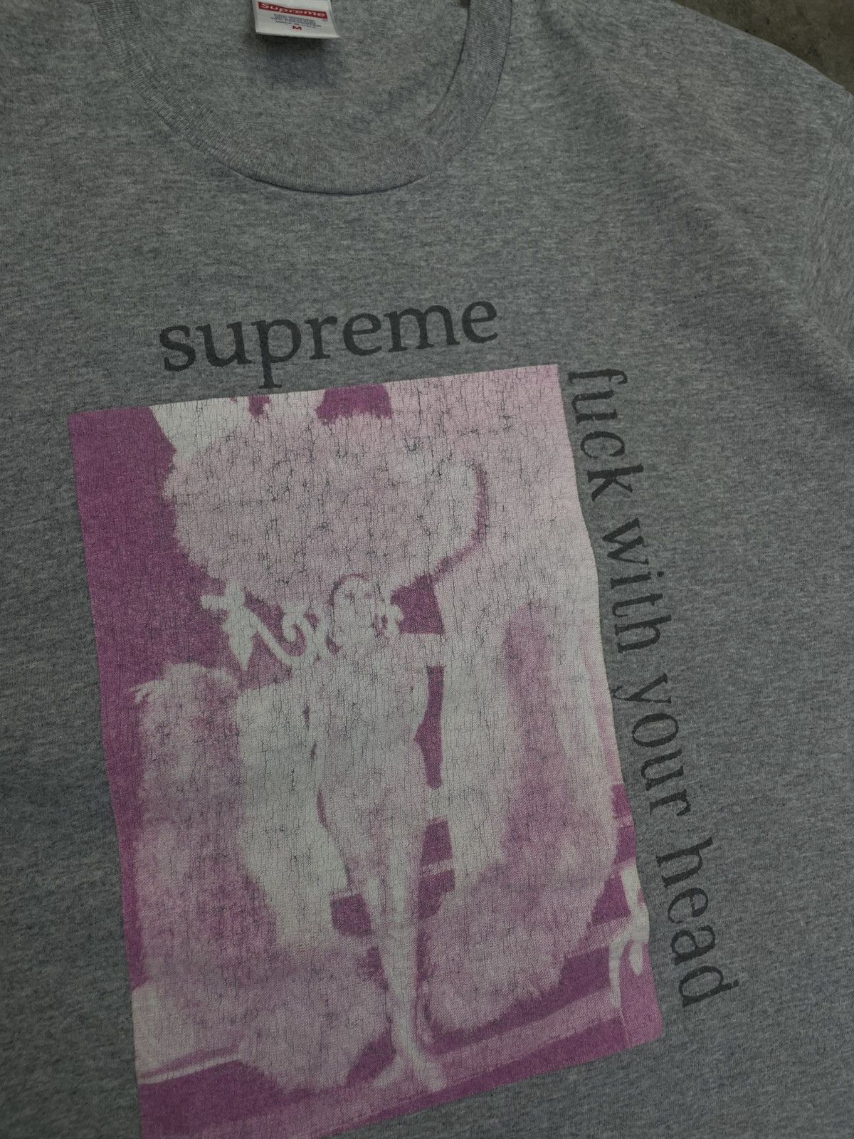 Supreme Vintage Supereme f*ck with your head Tees Size US M / EU 48-50 / 2 - 2 Thumbnail