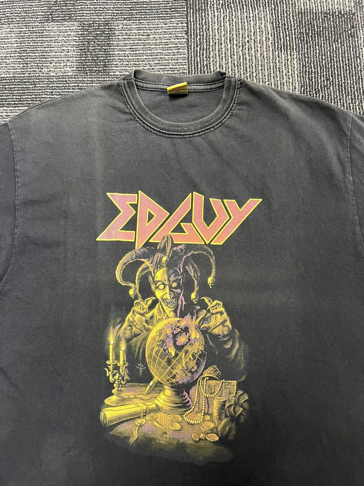 Band Tees (L) Vintage Edguy American Hellfire Tour Metal Band Tees Size US L / EU 52-54 / 3 - 5 Thumbnail
