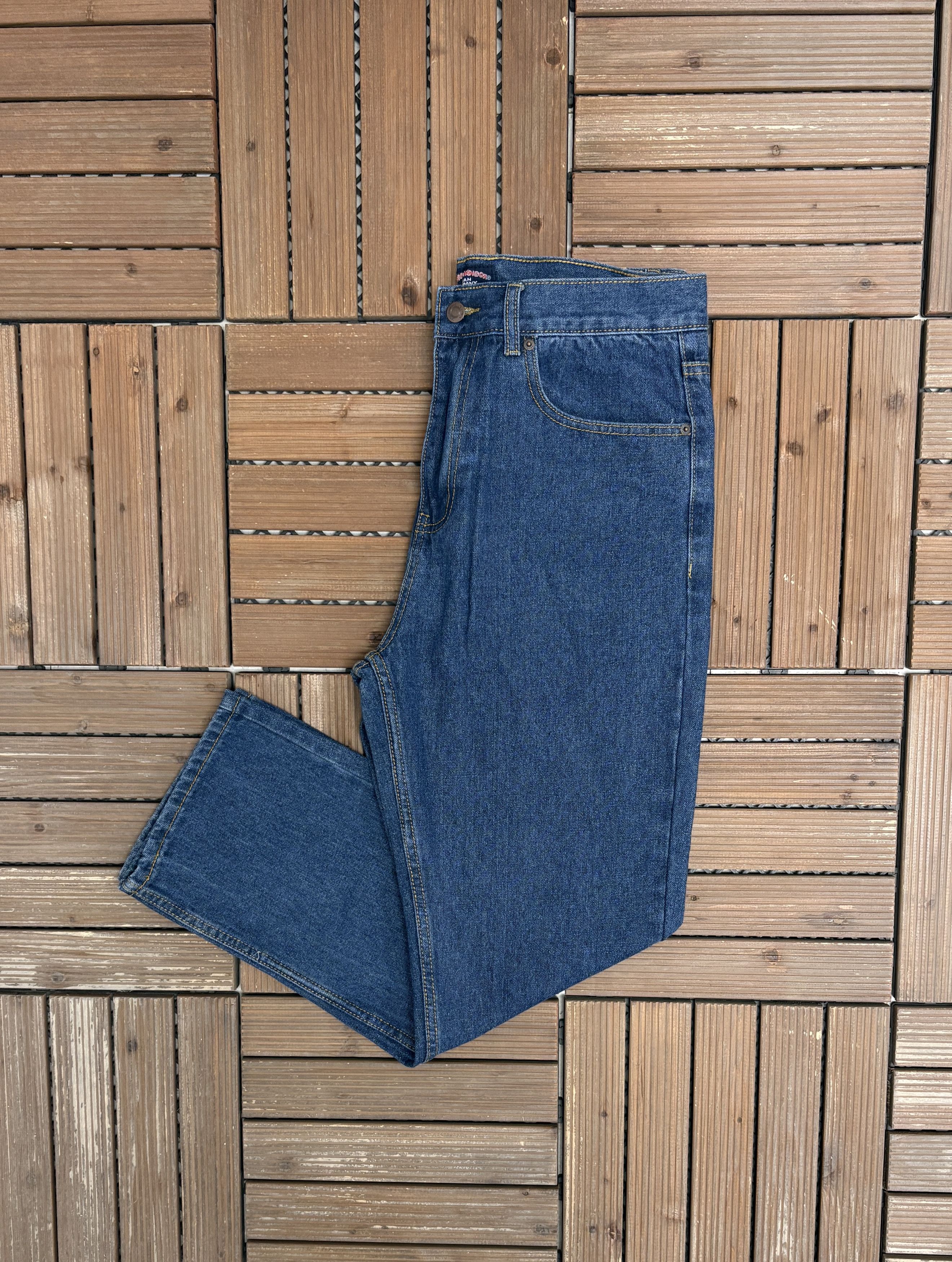 Vintage Cross & Winsor Regular Fit Vintage Blue Denim Jeans Size US 34 / EU 50 - 1 Thumbnail