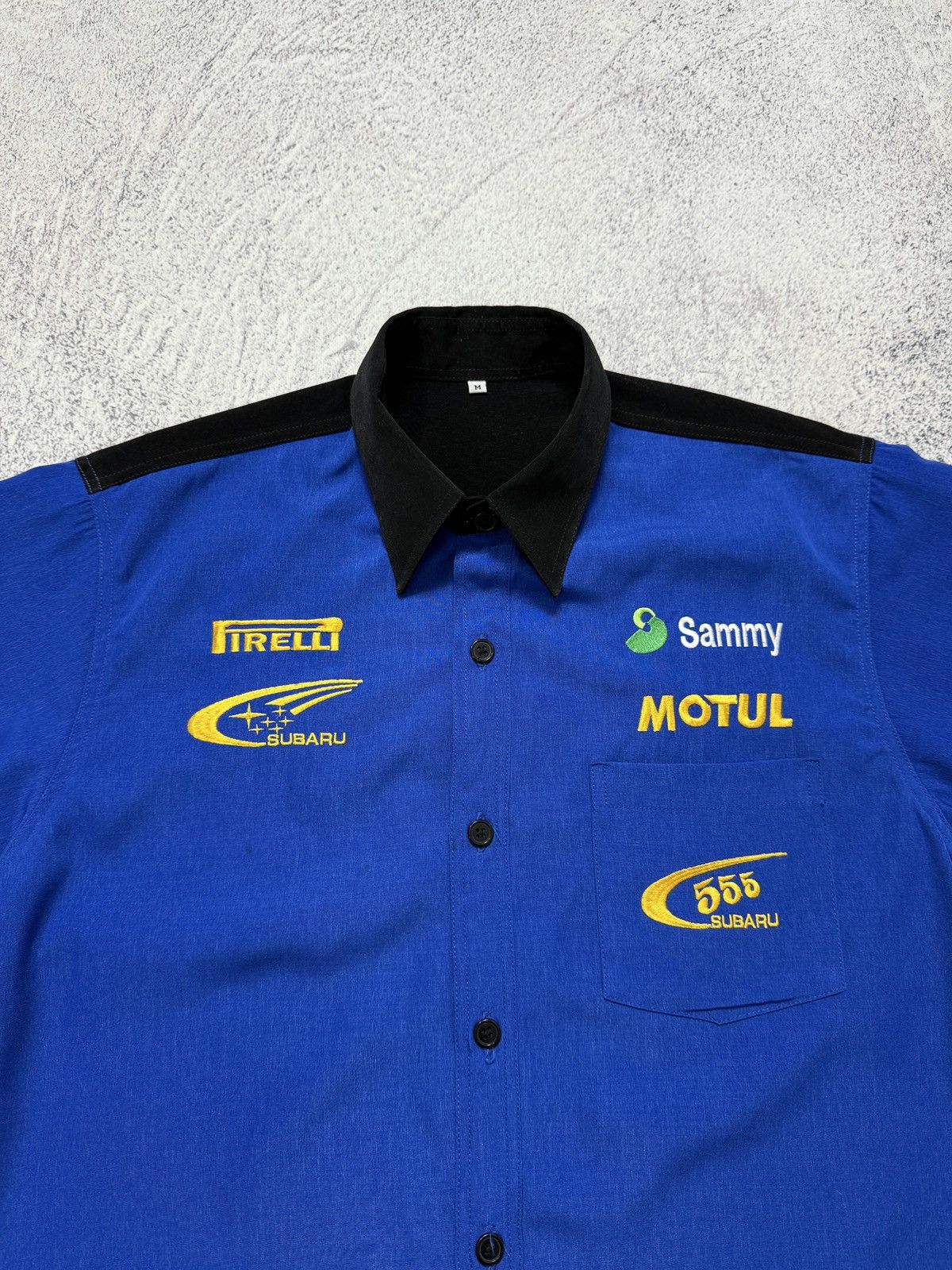 Vintage Vintage Subaru 555 World Rally Team Worker Buttons Shirt Size US M / EU 48-50 / 2 - 3 Thumbnail