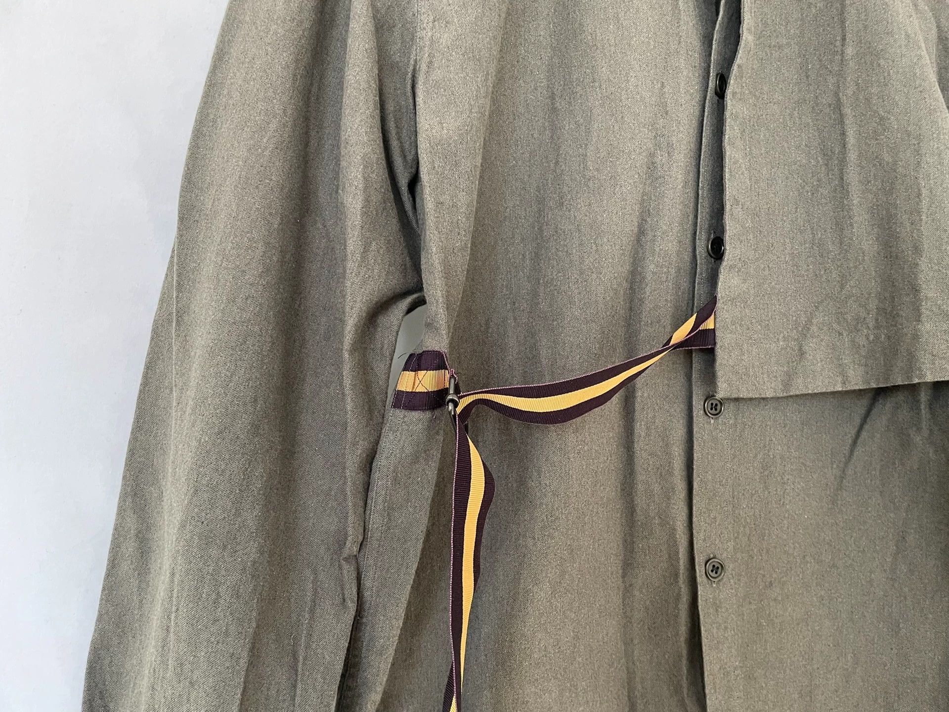 Dries Van Noten #Shirt Dries Van Noten 16fw Military Style Men's Shirt Size US M / EU 48-50 / 2 - 4 Thumbnail