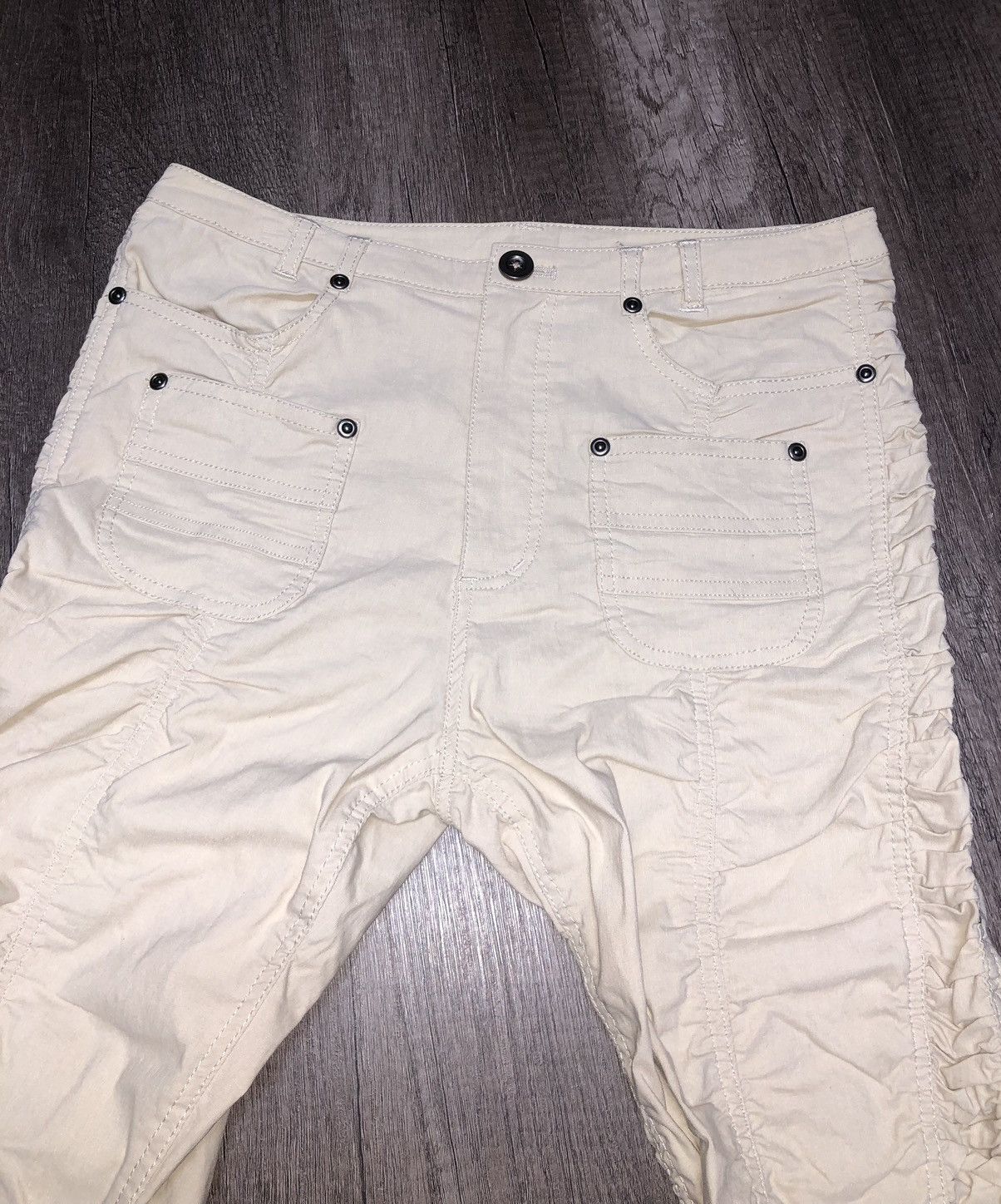 Designer × Japanese Brand × Vintage Vintage Ruched Trousers Japanese Brand Bush Pant Style Size 30" / US 8 / IT 44 - 13 Thumbnail