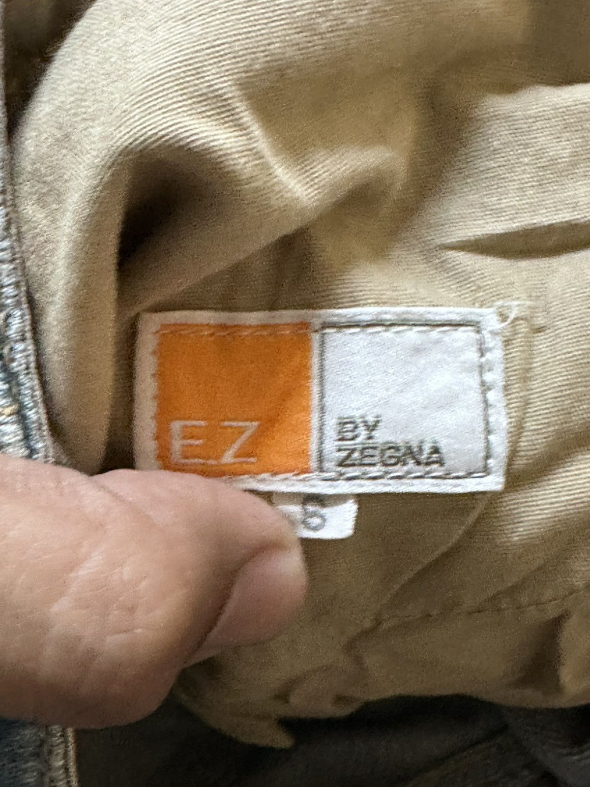 Ermenegildo Zegna × Fear of God Vintage E.Z by Zegna Faded Grunge Ripped Distressed Denim Size US 30 / EU 46 - 9 Thumbnail