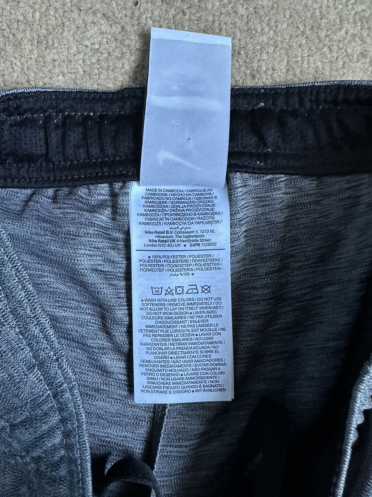 Nike Grey Nike shorts Dri-Fit Slim Fit Size US 31 - 5 Thumbnail