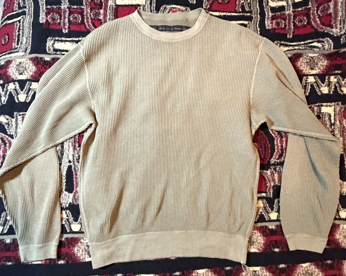Kapital Eco Waffle Big Crew Sweatshirt