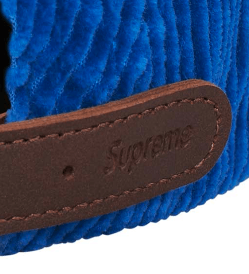 Supreme Supreme Corduroy Camp Cap Royal Blue (FW24) Size ONE SIZE - 3 Thumbnail