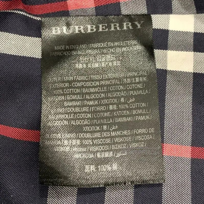 Burberry Burberry Men's Cotton Navy Trench Coat. Size US M / EU 48-50 / 2 - 6 Thumbnail