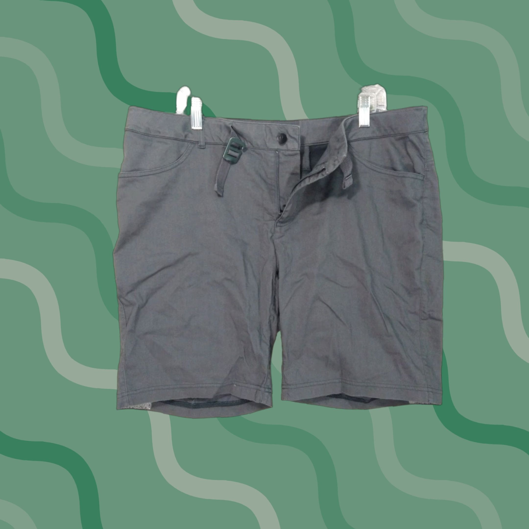 PEARL iZUMi Pearl Izumi Shorts Mens 38 Gray Cycling Cotton Nylon Flat Front Stretch Shorts Mens Regular 5-Pocket Gray Outdoor Sports 90s? Size US 38 / EU 54 - 1 Thumbnail