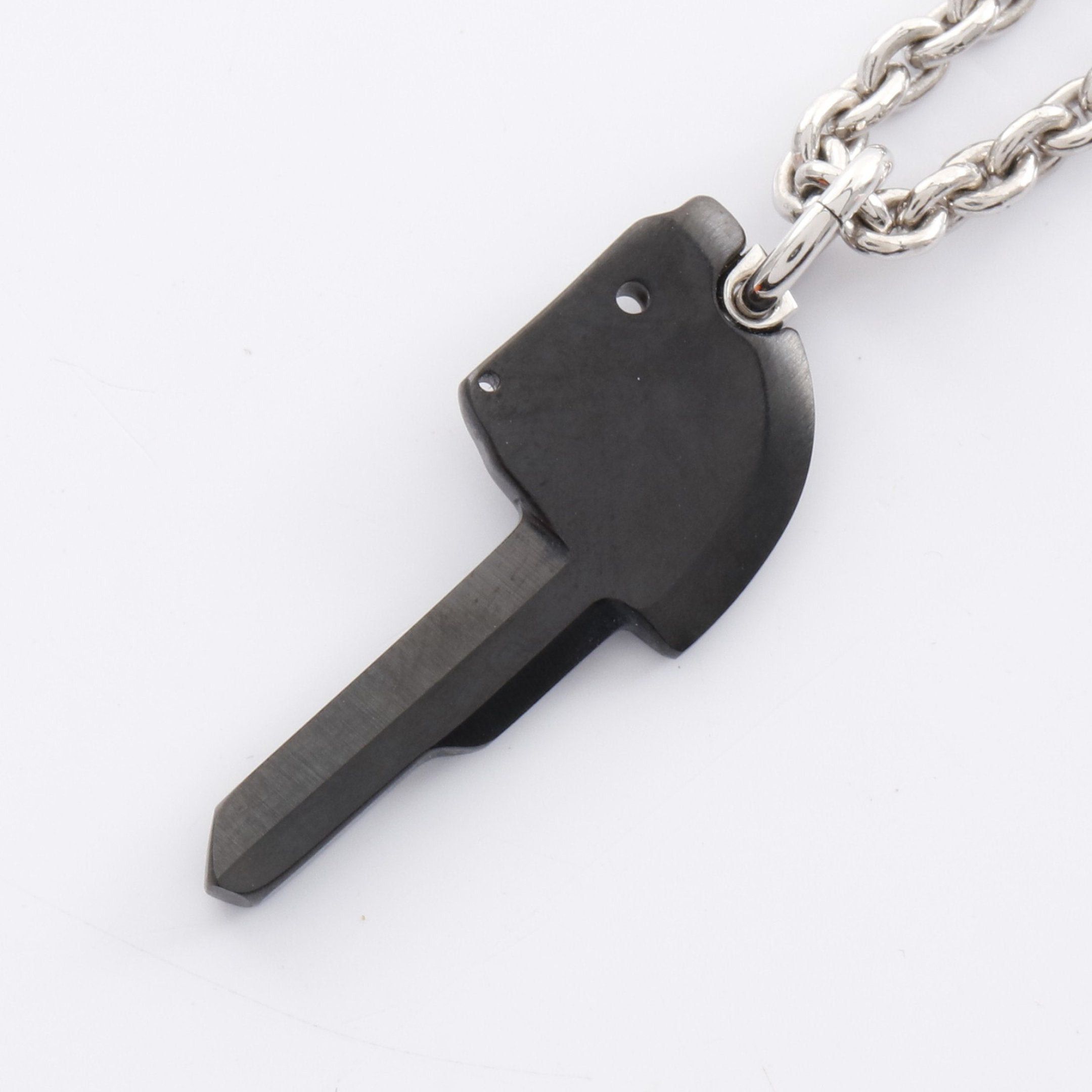 Hermes Hermes Kure Cheval Necklace Silver Black Size ONE SIZE - 1 Thumbnail