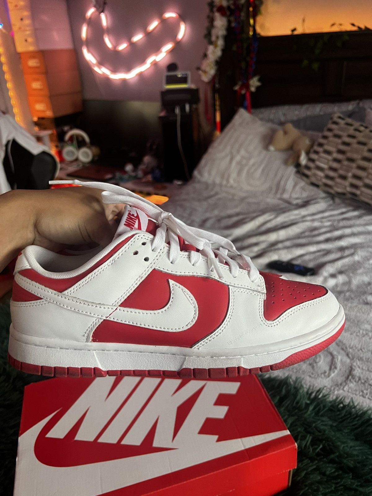 Nike Nike Dunk Low ‘Championship Red’ 2021 Mens size 8.5 Size US 8.5 / EU 41-42 - 1 Thumbnail