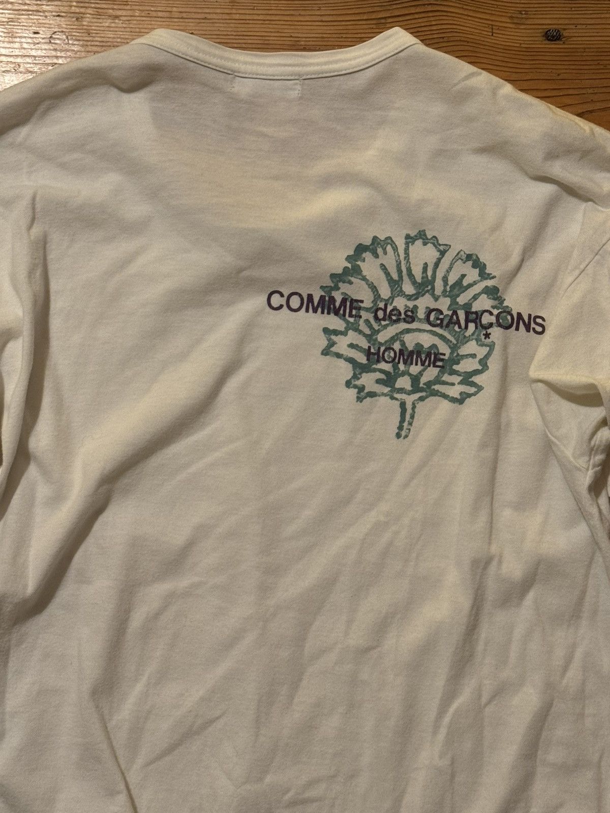Comme des Garcons Homme Comme des Garcons Shirt Baby Tee Size US M / EU 48-50 / 2 - 2 Thumbnail