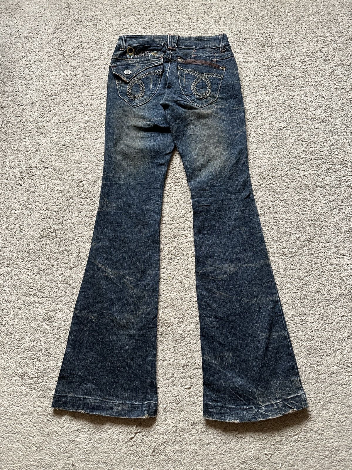 Japanese Brand 1990s Japanese Brand Luxury Style Flare Jeans Size 26" / US 2 / IT 38 - 8 Thumbnail