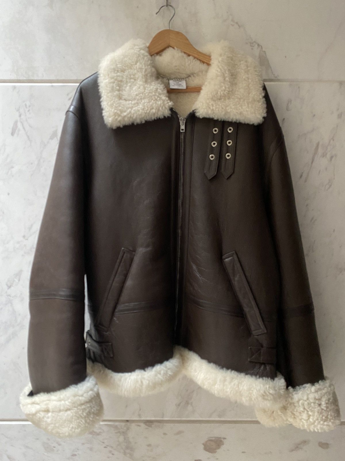 Vetements Vetements Shearling Leather Jacket AW2017 Size US XS / EU 42 / 0 - 1 Thumbnail