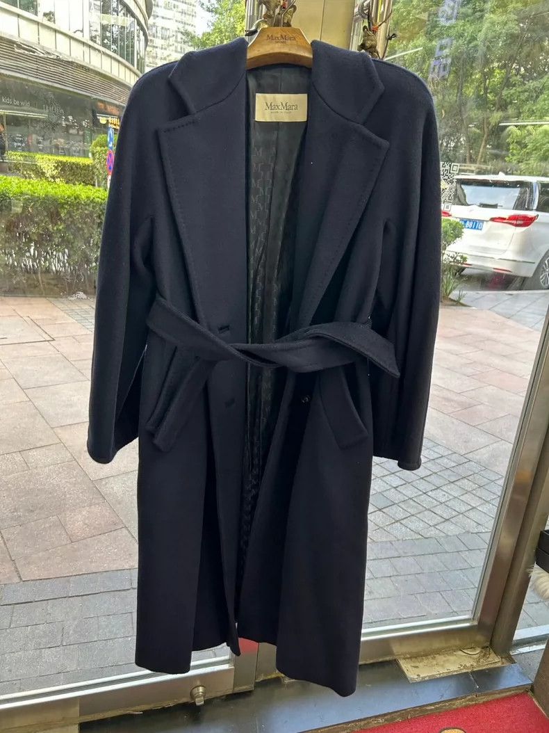 Max Mara Max Mara Blue 101801 Classic Coat Size XS / US 0-2 / IT 36-38 - 1 Thumbnail