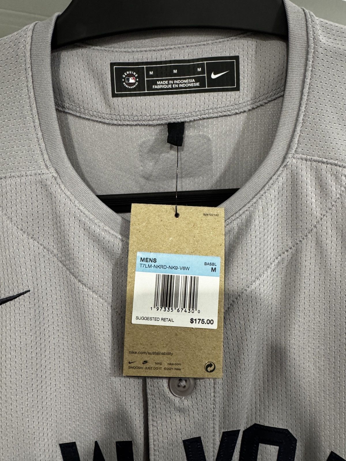 Nike 2024 MLB x Nike x Fanatics Aaron Judge Road Jersey Size US M / EU 48-50 / 2 - 5 Thumbnail