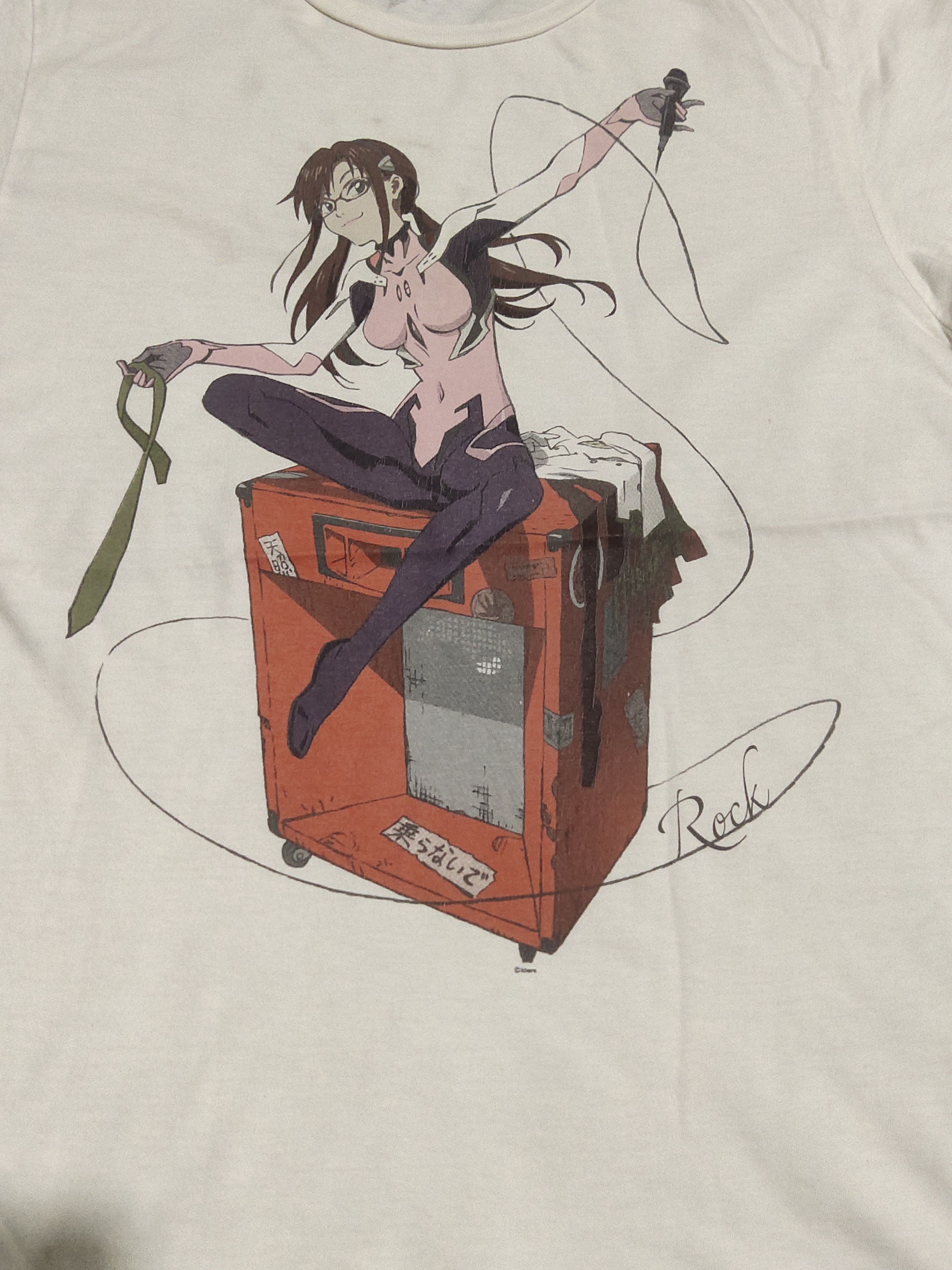 Anime Vintage Evangelion Mari Makinami Rocking Star Anime movie Size US S / EU 44-46 / 1 - 7 Thumbnail