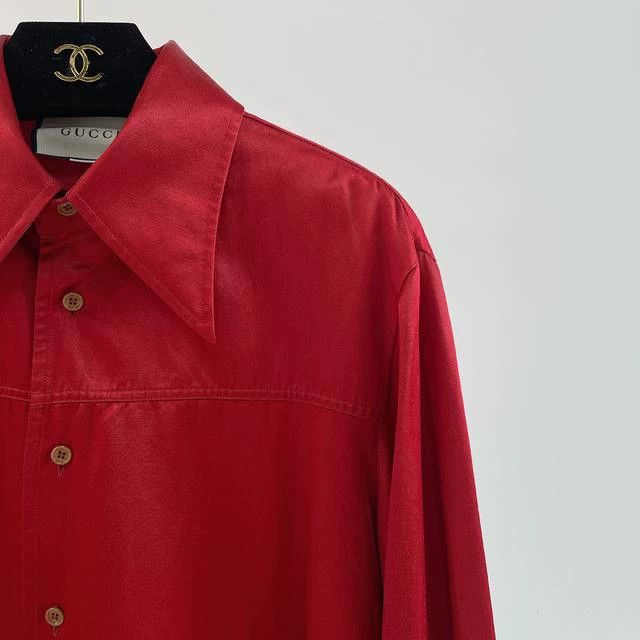 Gucci Gucci Red shirt Size US S / EU 44-46 / 1 - 3 Thumbnail