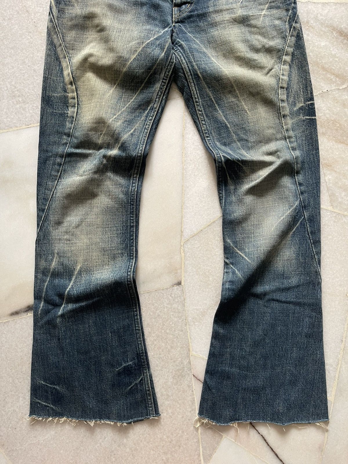 Le Grande Bleu (L.G.B.) L.g.b Wolf Denim Jeans Flare Size US 29 - 5 Thumbnail