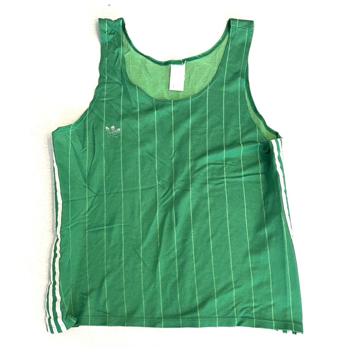 Vintage 90s Adidas Jersey Tank Top Sleeveless Mens S Blue