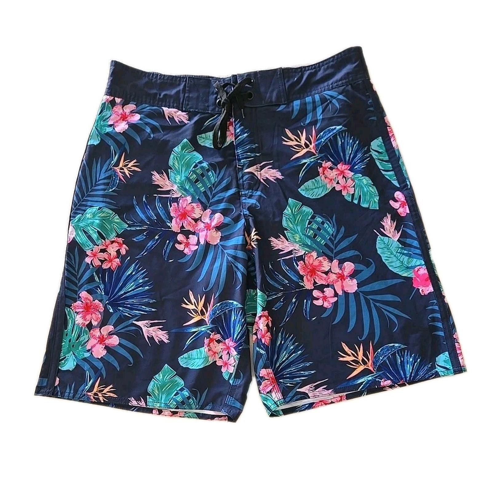 Generic Surplus SURPLUS CUSTOM CO. Swim Trunks Board Shorts Large Floral Size US 34 / EU 50 - 1 Thumbnail