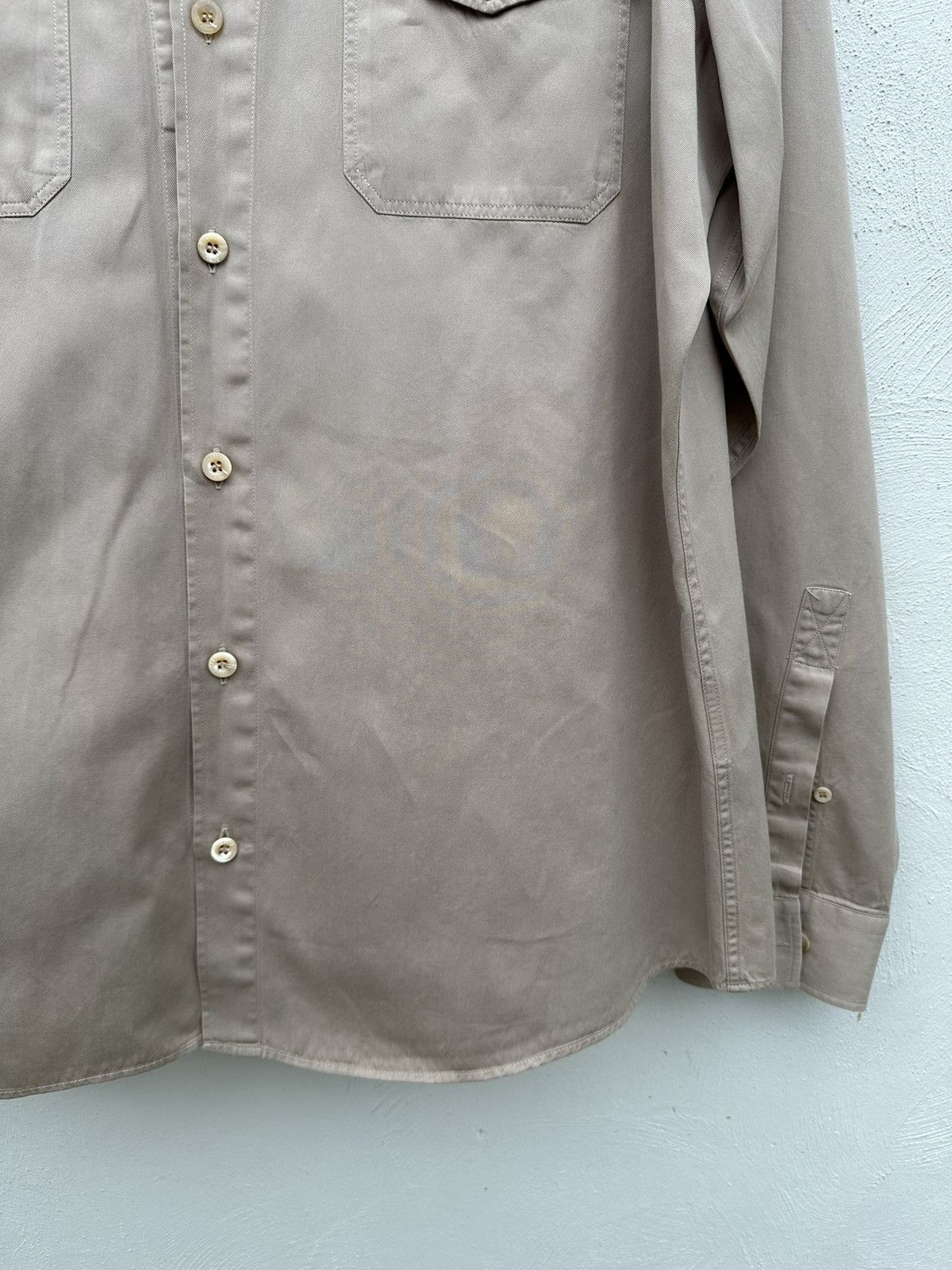 Gucci GUCCI Long Sleeve Shirt Slim Fit Size US L / EU 52-54 / 3 - 8 Thumbnail