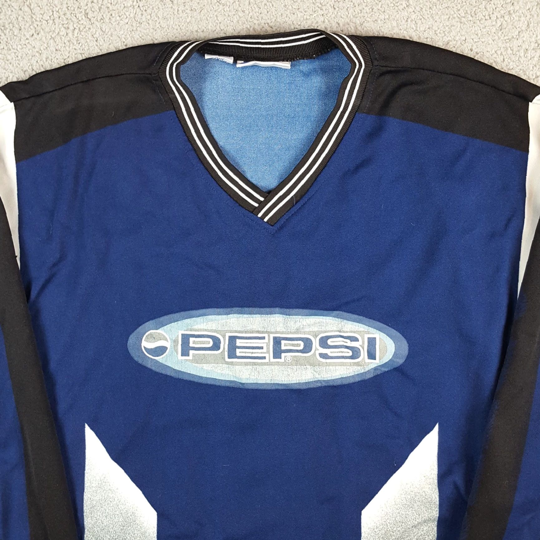 Vintage VINTAGE Pepsi Jersey Tee Men XL Blue 90s Retro Logo Sports T Shirt Cotton Short Sleeve Crew Neck Embroidered Logo Size US XL / EU 56 / 4 - 2 Thumbnail