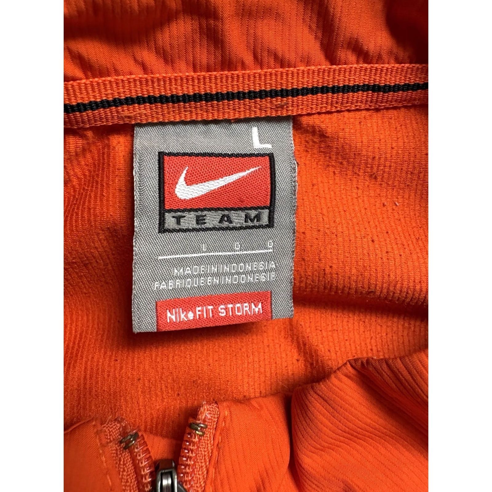 Nike Nike OSU Jacket Mens L Oklahoma Cowboys 1/4 Zip Windbreaker Team Fit Storm Track Jacket Size US L / EU 52-54 / 3 - 7 Thumbnail