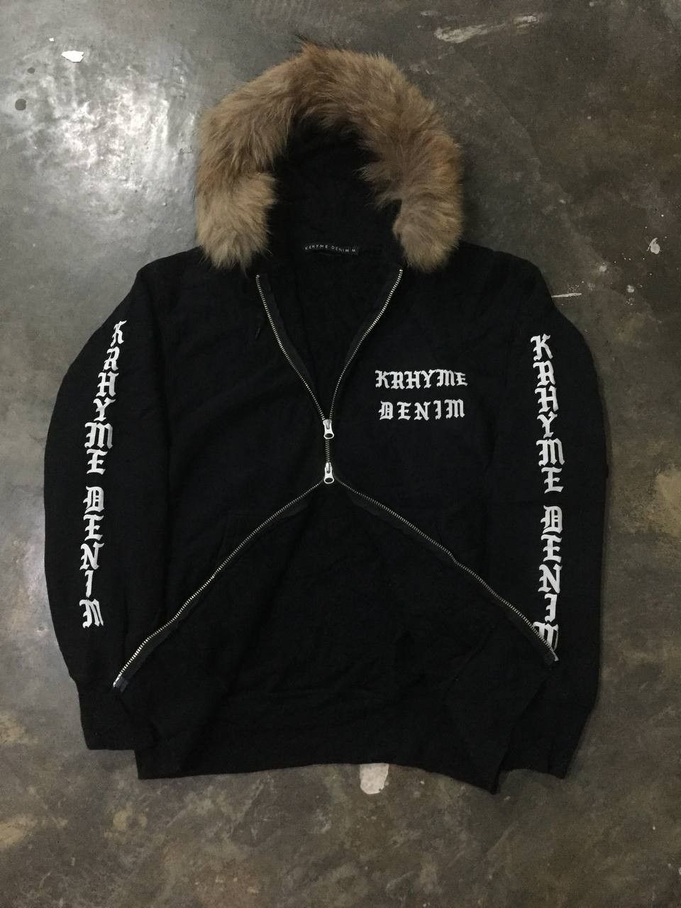 If Six Was Nine Japanese KRHYME faux fur zipp hoodie ifsixwasnine lgb style Size US M / EU 48-50 / 2 - 9 Thumbnail
