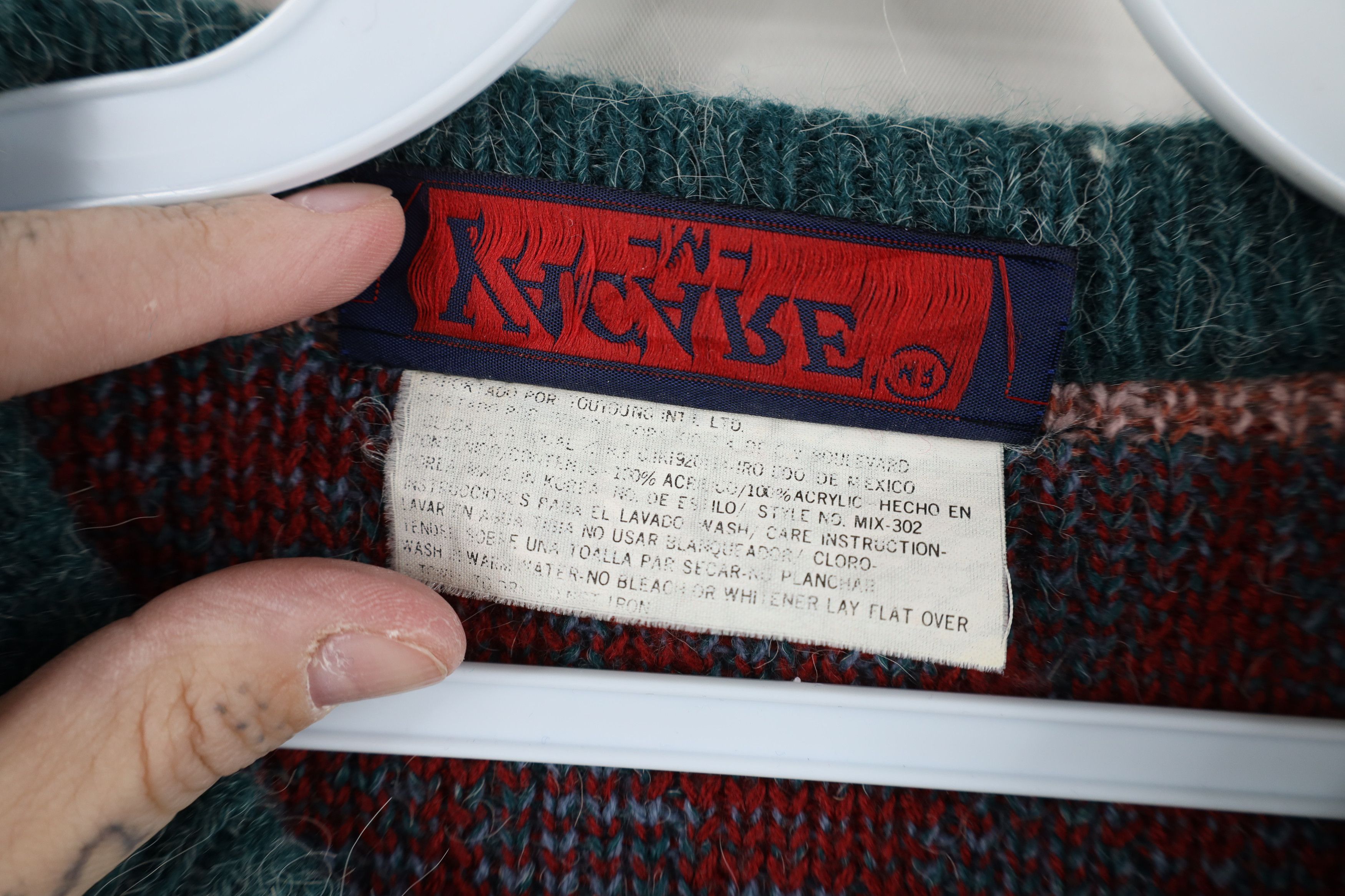 Vintage Vintage 90s Streetwear Fair Isle Knit Crewneck Sweater Size US M / EU 48-50 / 2 - 7 Thumbnail