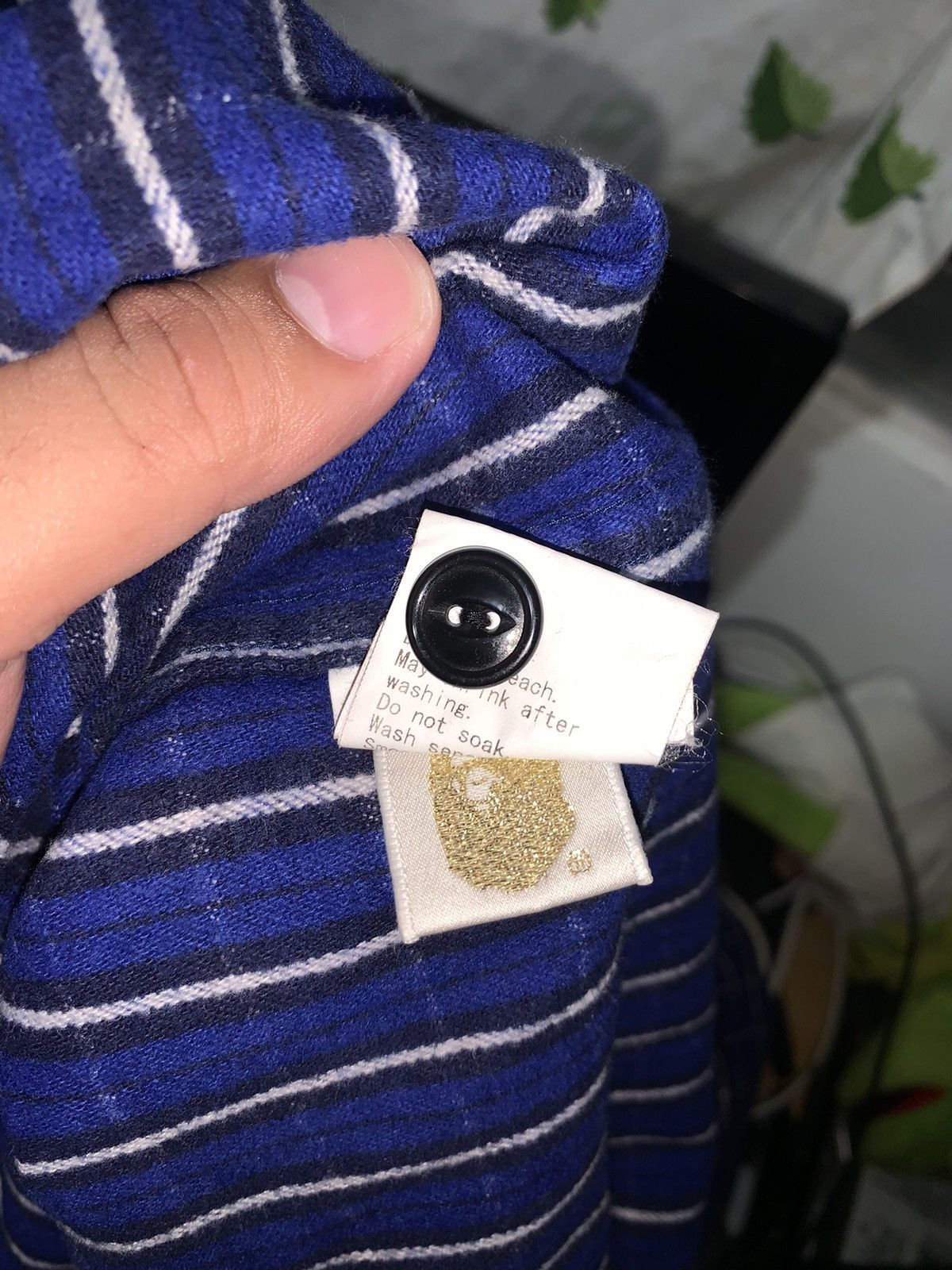 Bape FLANEL BAPE BUTTONS DOWN LONG SLEEVE Size US L / EU 52-54 / 3 - 9 Thumbnail
