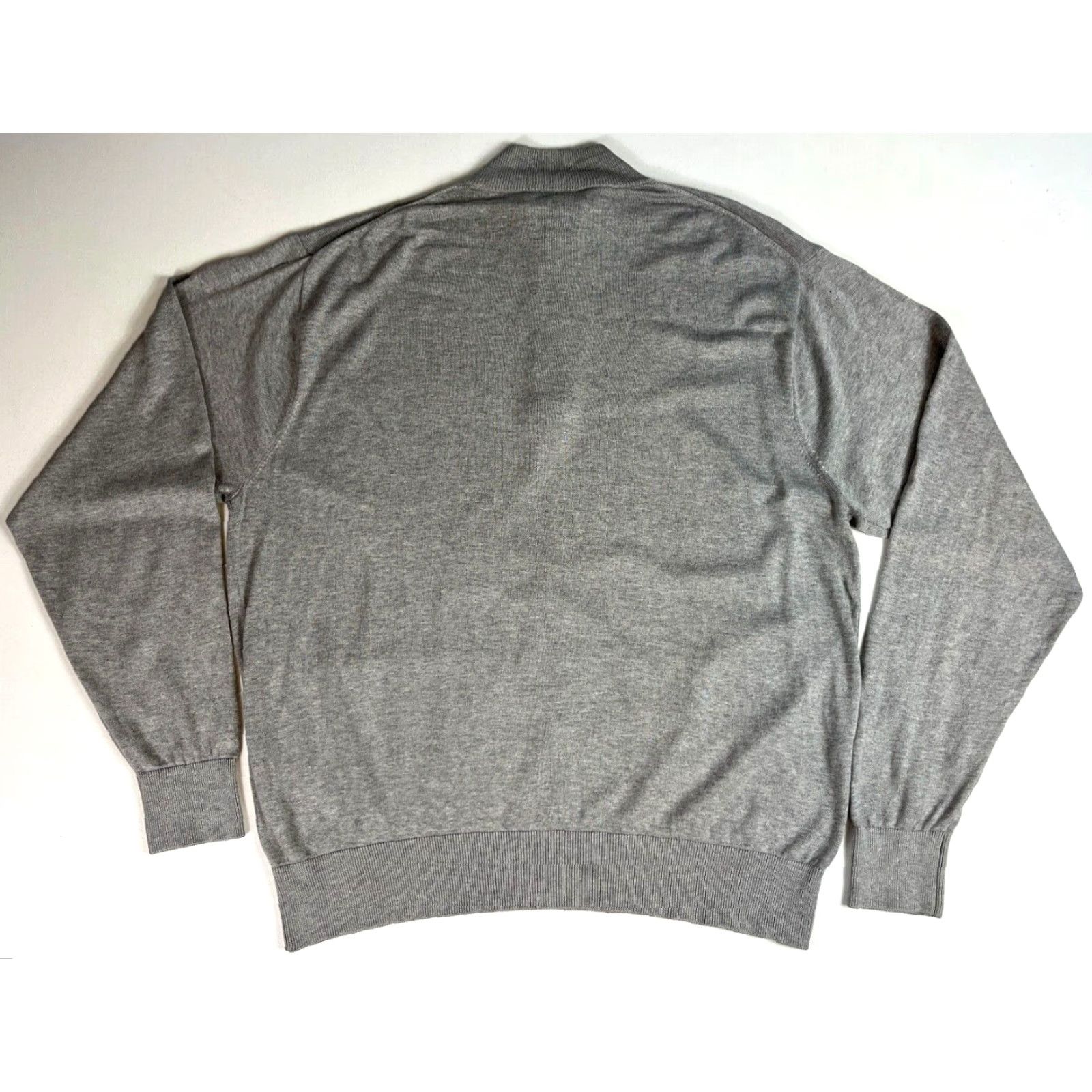 Peter Millar Peter Millar 1/4 Zip Knit Sweater Mens 2XL Silk Blend Gray Mock Neck Pullover Vintage/Preppy Style Size US XXL / EU 58 / 5 - 5 Thumbnail