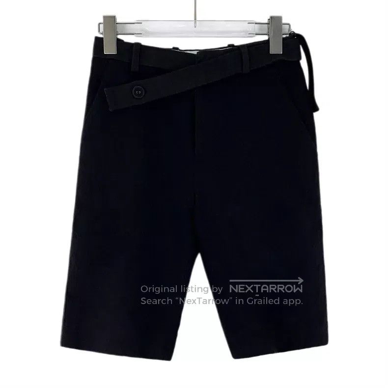 Louis Vuitton Louis Vuitton Black Linen Wool Mixed Straight Leg Shorts Size US 34 / EU 50 - 1 Thumbnail