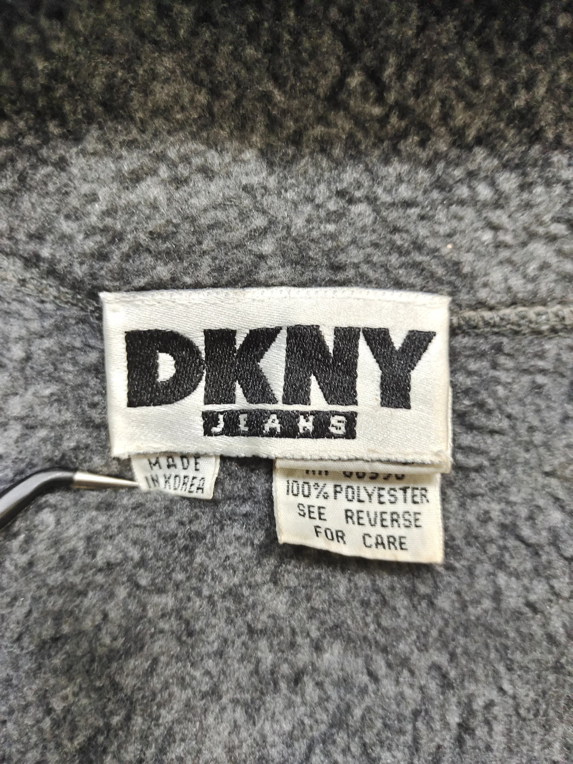 DKNY DKNY Fleece Winter Athlete Two-Tone Half-Zip Oversized Fit Size US M / EU 48-50 / 2 - 9 Thumbnail