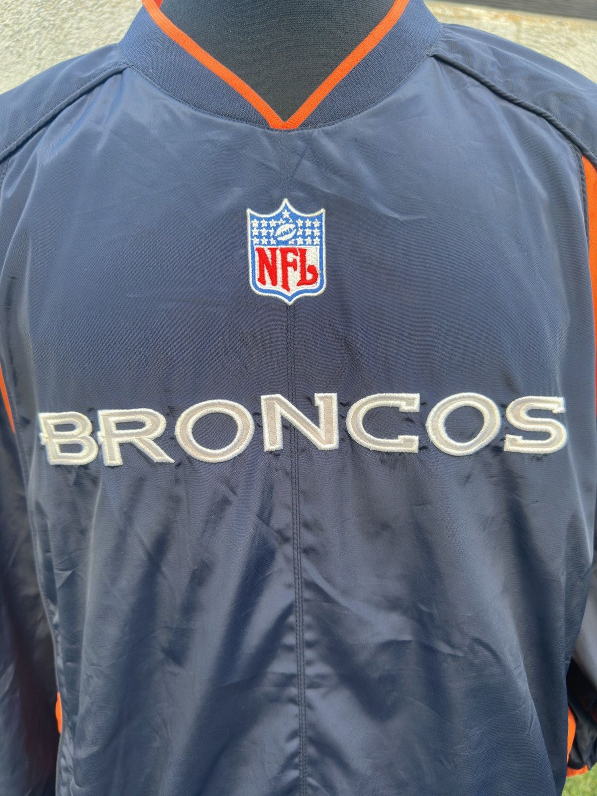 Reebok New Denver Broncos Reebok NFL On Field Windbreaker Men's L Size US L / EU 52-54 / 3 - 3 Thumbnail