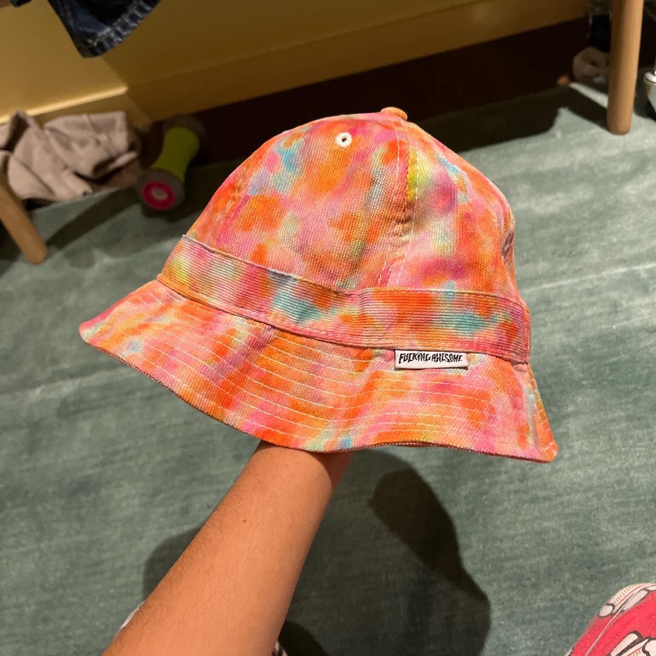 Fucking Awesome Fucking Awesome FA Skull Painting Bell Bucket Hat Size ONE SIZE - 1 Thumbnail