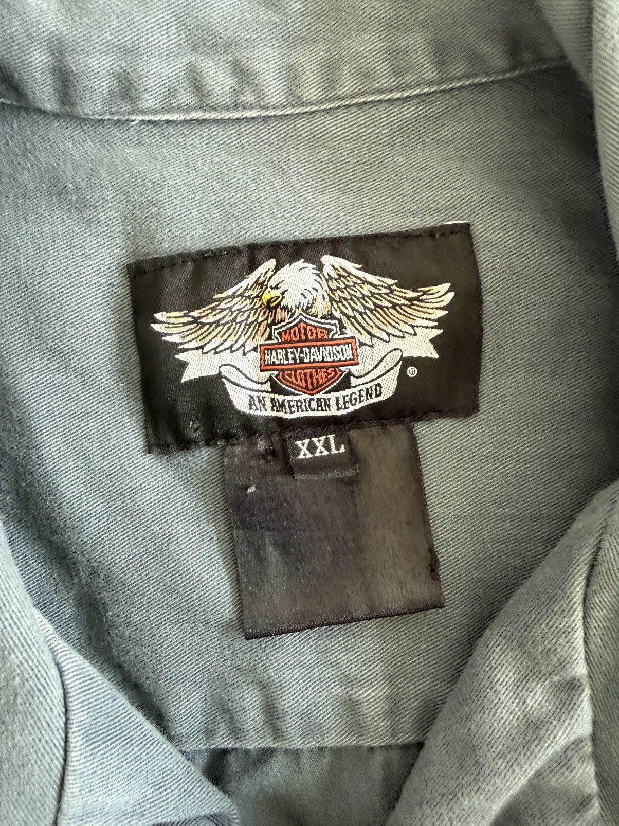 Harley Davidson Harley Davidson Zipper Button Up Size US XXL / EU 58 / 5 - 5 Thumbnail