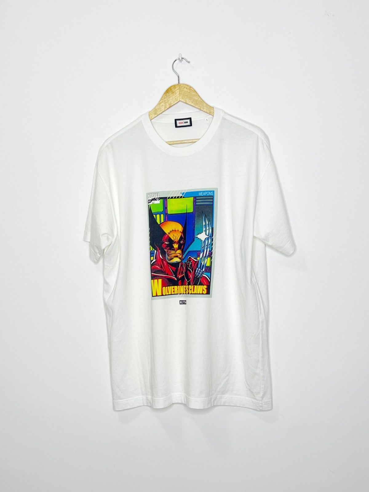☆ KITH x X-MEN Wolverine Card vintage tee コラボTシャツ ☆ Kith x Marvel X-Men Wolverine Tee Black PH Men's - SS23 - US