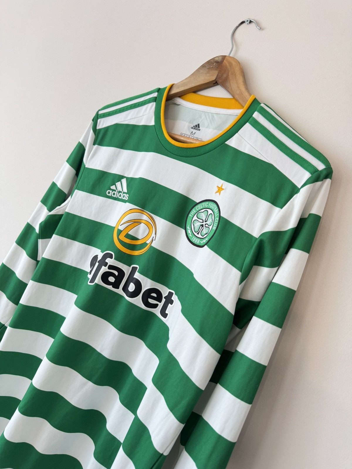 Adidas Celtic Glasgow 2020-2021 Home Soccer Longsleeve Jersey Shirt Size US M / EU 48-50 / 2 - 6 Thumbnail