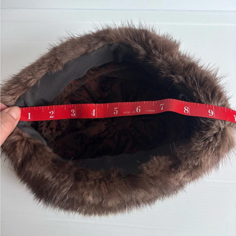 Designer Vintage Raccoon Fur Hat from Canada - GR Original Size ONE SIZE - 6 Thumbnail