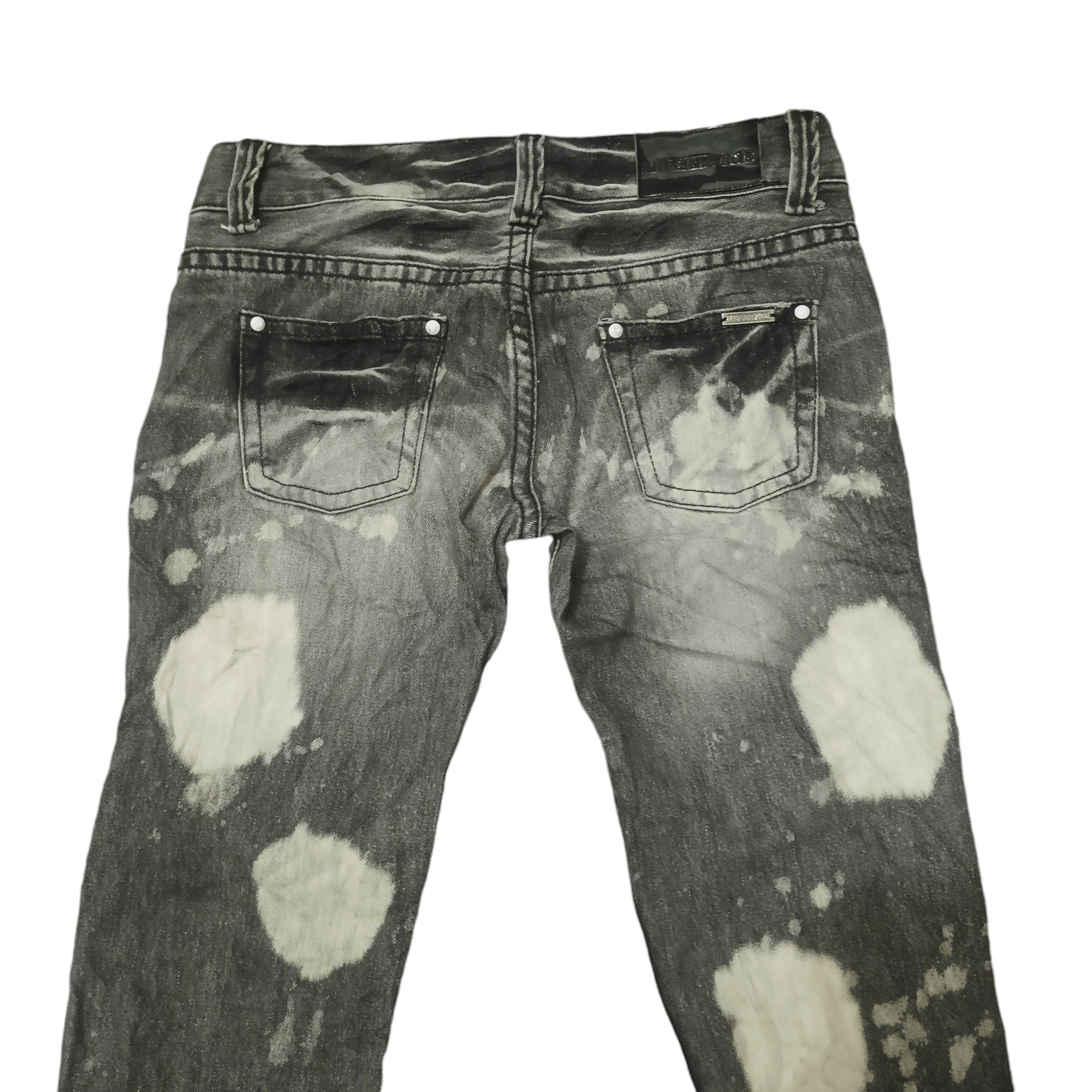 Lip Service Sick 90s Lip Service Polkadot Flared design distressed jeans Size US 32 / EU 48 - 12 Thumbnail