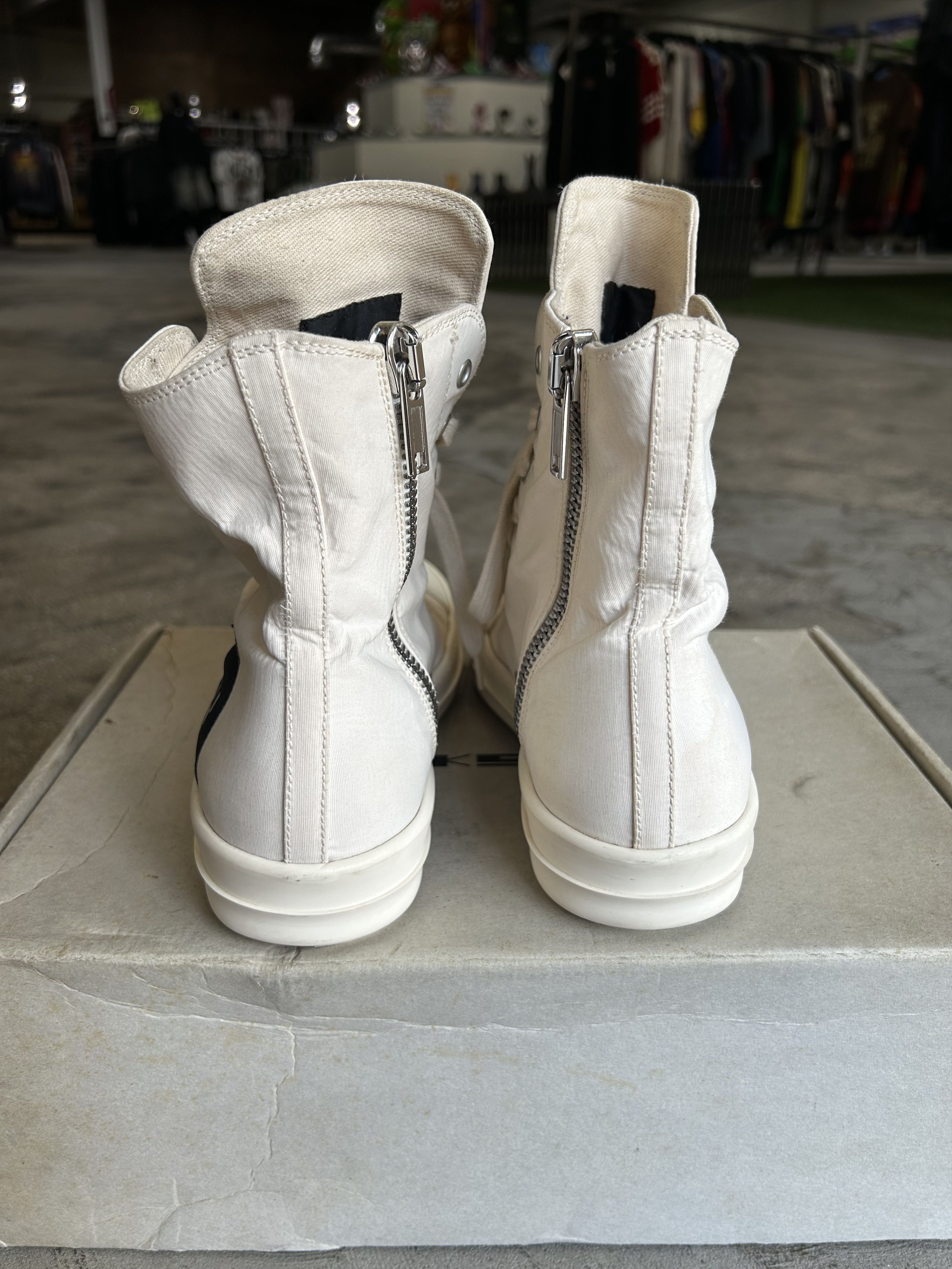 Rick Owens Drkshdw Rick Owens Drkshdw Canvas Ramones Size US 6 / EU 39 - 4 Thumbnail