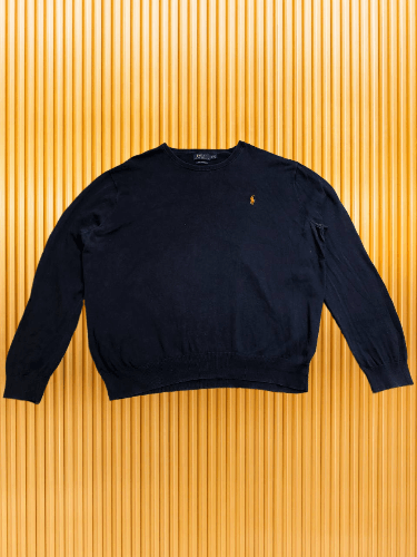 Polo Ralph Lauren POLO RALPH LAUREN NAVY SWEATER CLASSIC LOOK Size US XXL / EU 58 / 5 - 1 Thumbnail