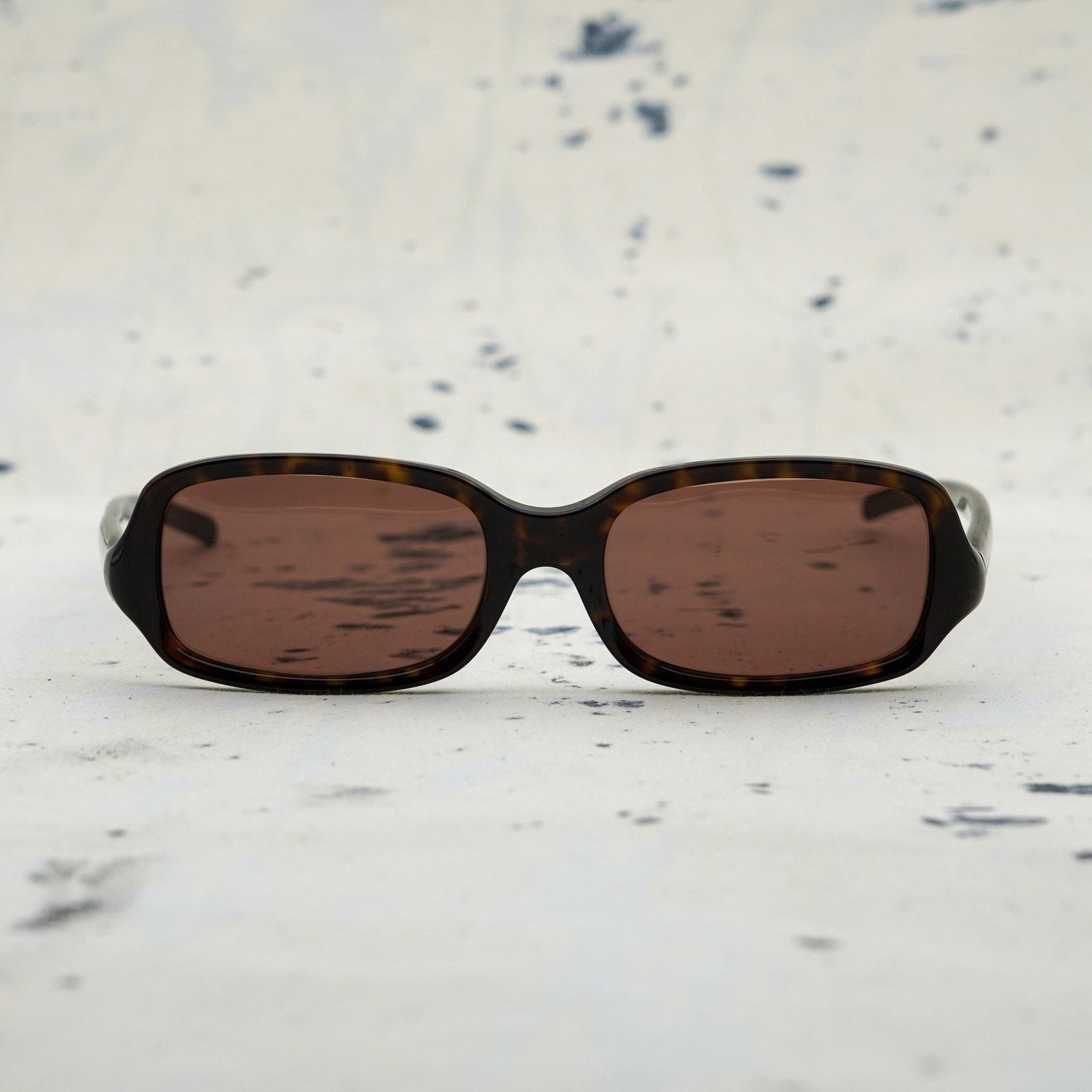 Prada Vintage prada vpr 18b brown italy rectangular sunglasses Size ONE SIZE - 2 Thumbnail